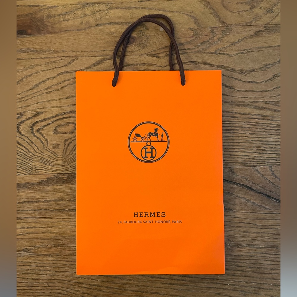 SUPER CUTE ORANGE HARD SHOPPING BAG